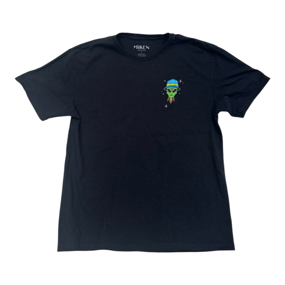 Mike N Don’t Panic It’s Organic Alien Tee - Adult Size L - Picture 2 of 4